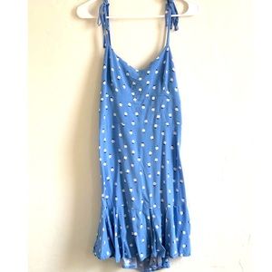 Wild fable light blue dainty floral mini dress Size: Large